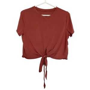 LULULEMON Cropped Workout Tee